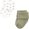 image:imageTouched by Nature Unisex Baby Organic Cotton BodysuitsMauve Sage Dot