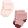 image:imageTouched by Nature Unisex Baby Organic Cotton BodysuitsMauve Sage Dot