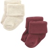 image:imageTouched by Nature Unisex Baby Organic Cotton BodysuitsMauve Sage Dot