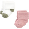 image:imageTouched by Nature Unisex Baby Organic Cotton BodysuitsMauve Sage Dot