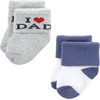 image:imageTouched by Nature Unisex Baby Organic Cotton BodysuitsMom Dad Boy Navy Red