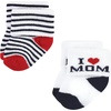 image:imageTouched by Nature Unisex Baby Organic Cotton BodysuitsMom Dad Boy Navy Red