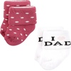 image:imageTouched by Nature Unisex Baby Organic Cotton BodysuitsMom and Dad Girl Pink Black 12pack