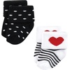 image:imageTouched by Nature Unisex Baby Organic Cotton BodysuitsMom and Dad Girl Red Black 12pack