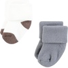 image:imageTouched by Nature Unisex Baby Organic Cotton BodysuitsNeutral Heel Toe