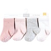 image:imageTouched by Nature Unisex Baby Organic Cotton BodysuitsPink Gray Basic