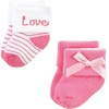 image:imageTouched by Nature Unisex Baby Organic Cotton BodysuitsPink Love