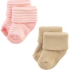 image:imageTouched by Nature Unisex Baby Organic Cotton BodysuitsPink Tan Stripe