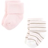 image:imageTouched by Nature Unisex Baby Organic Cotton BodysuitsSoft Pink Dot Stripe