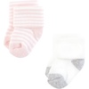 image:imageTouched by Nature Unisex Baby Organic Cotton BodysuitsSoft Pink Dot Stripe