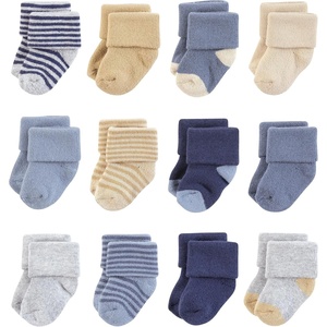 image:imageTouched by Nature Unisex Baby Organic Cotton BodysuitsBlue Brown Stripes