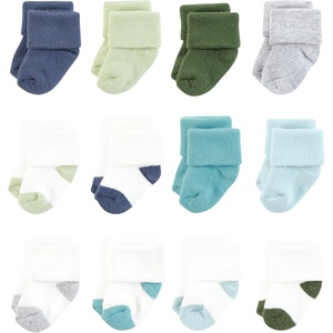 image:imageTouched by Nature Unisex Baby Organic Cotton BodysuitsBlue Green Heel Toe