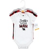 image:imageHudson Baby Unisex Baby Cotton Bodysuits Buffalo Plaid Family 1218 Months