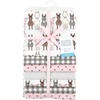 image:imageLittle Treasure Luvable Friends Cotton Poly Flannel Receiving Blankets Multipack Pink Garden 30x30 inchesAmigos De La Granja Rosa