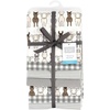 image:imageLittle Treasure Luvable Friends Cotton Poly Flannel Receiving Blankets Multipack Pink Garden 30x30 inchesBeige Farm Friends