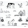 image:imageLittle Treasure Luvable Friends Cotton Poly Flannel Receiving Blankets Multipack Pink Garden 30x30 inchesBlack Neutral Farm