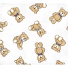 image:imageLittle Treasure Luvable Friends Cotton Poly Flannel Receiving Blankets Multipack Pink Garden 30x30 inchesBlue Gentleman Bear