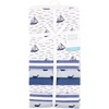 image:imageLittle Treasure Luvable Friends Cotton Poly Flannel Receiving Blankets Multipack Pink Garden 30x30 inchesBlue Sailboat