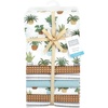 image:imageLittle Treasure Luvable Friends Cotton Poly Flannel Receiving Blankets Multipack Pink Garden 30x30 inchesBrown Plants