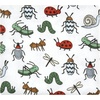 image:imageLittle Treasure Luvable Friends Cotton Poly Flannel Receiving Blankets Multipack Pink Garden 30x30 inchesGreen Bugs