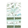 image:imageLittle Treasure Luvable Friends Cotton Poly Flannel Receiving Blankets Multipack Pink Garden 30x30 inchesGreen Eucalyptus