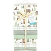 image:imageLittle Treasure Luvable Friends Cotton Poly Flannel Receiving Blankets Multipack Pink Garden 30x30 inchesGreen Forest Animals