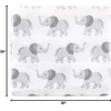 image:imageLittle Treasure Luvable Friends Cotton Poly Flannel Receiving Blankets Multipack Pink Garden 30x30 inchesGrey Elephant
