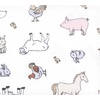 image:imageLittle Treasure Luvable Friends Cotton Poly Flannel Receiving Blankets Multipack Pink Garden 30x30 inchesGrey Farm World