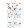 image:imageLittle Treasure Luvable Friends Cotton Poly Flannel Receiving Blankets Multipack Pink Garden 30x30 inchesGrey Neutral Woodland Pals