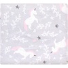 image:imageLittle Treasure Luvable Friends Cotton Poly Flannel Receiving Blankets Multipack Pink Garden 30x30 inchesGrey Whimsical Unicorn