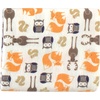 image:imageLittle Treasure Luvable Friends Cotton Poly Flannel Receiving Blankets Multipack Pink Garden 30x30 inchesOrange Forest