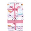image:imageLittle Treasure Luvable Friends Cotton Poly Flannel Receiving Blankets Multipack Pink Garden 30x30 inchesPink Cuteasaurus
