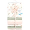 image:imageLittle Treasure Luvable Friends Cotton Poly Flannel Receiving Blankets Multipack Pink Garden 30x30 inchesPink Dainty Florals