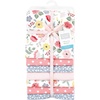 image:imageLittle Treasure Luvable Friends Cotton Poly Flannel Receiving Blankets Multipack Pink Garden 30x30 inchesPink Modern Botanical