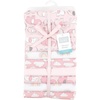 image:imageLittle Treasure Luvable Friends Cotton Poly Flannel Receiving Blankets Multipack Pink Garden 30x30 inchesPink New Elephant
