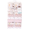image:imageLittle Treasure Luvable Friends Cotton Poly Flannel Receiving Blankets Multipack Pink Garden 30x30 inchesPink Pinecone