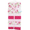 image:imageLittle Treasure Luvable Friends Cotton Poly Flannel Receiving Blankets Multipack Pink Garden 30x30 inchesPink Rose