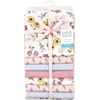 image:imageLittle Treasure Luvable Friends Cotton Poly Flannel Receiving Blankets Multipack Pink Garden 30x30 inchesPink Soft Painted Floral