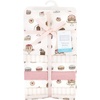 image:imageLittle Treasure Luvable Friends Cotton Poly Flannel Receiving Blankets Multipack Pink Garden 30x30 inchesPink Sweet Bakery