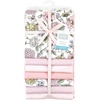 image:imageLittle Treasure Luvable Friends Cotton Poly Flannel Receiving Blankets Multipack Pink Garden 30x30 inchesPink Vintage Blossom