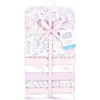 image:imageLittle Treasure Luvable Friends Cotton Poly Flannel Receiving Blankets Multipack Pink Garden 30x30 inchesPurple Dreamy Unicorn