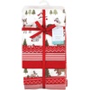 image:imageLittle Treasure Luvable Friends Cotton Poly Flannel Receiving Blankets Multipack Pink Garden 30x30 inchesRed Christmas Forest