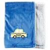 image:imageHudson Baby Applique TwoSided Blanket BlueBlue