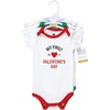 image:imageHudson Baby Unisex Baby Cotton Bodysuits Boy First Valentine Easter 03 Months