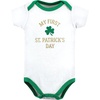 image:imageHudson Baby Unisex Baby Cotton Bodysuits Boy First Valentine Easter 03 Months