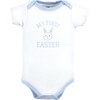 image:imageHudson Baby Unisex Baby Cotton Bodysuits Boy First Valentine Easter 03 Months