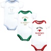 image:imageHudson Baby Unisex Baby Cotton Bodysuits Boy First Valentine Easter 03 Months