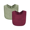 image:imageHudson Baby Unisex Baby Rayon from Bamboo Bib with Waterproof Lining 10pk Pink Sage One SizePink Sage