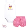 image:imageHudson Baby Infant Girls Bodysuit Short and Sock Hello Sunshine Sunglasses 1824 Months