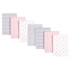Gray Pink Floral